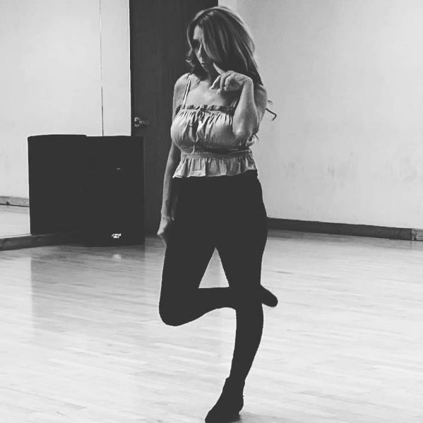 Michele Adams Demostration in her Follower's West Coast Swing Class
