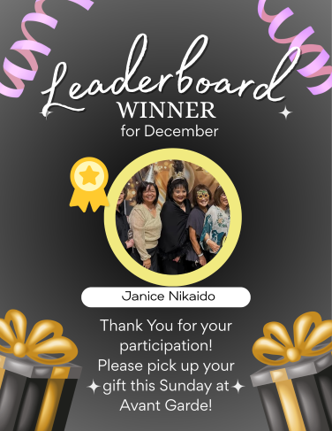 Janice Nikaida was the Points winner of December 2025